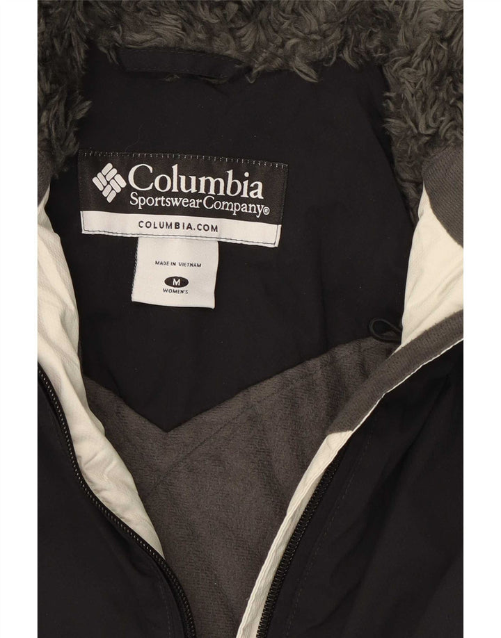 Columbia Dame Skijakke UK 14 Medium Sort Nylon
