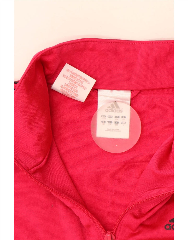 Adidas Pige Træningsdragt Topjakke 11-12 År Pink Polyester