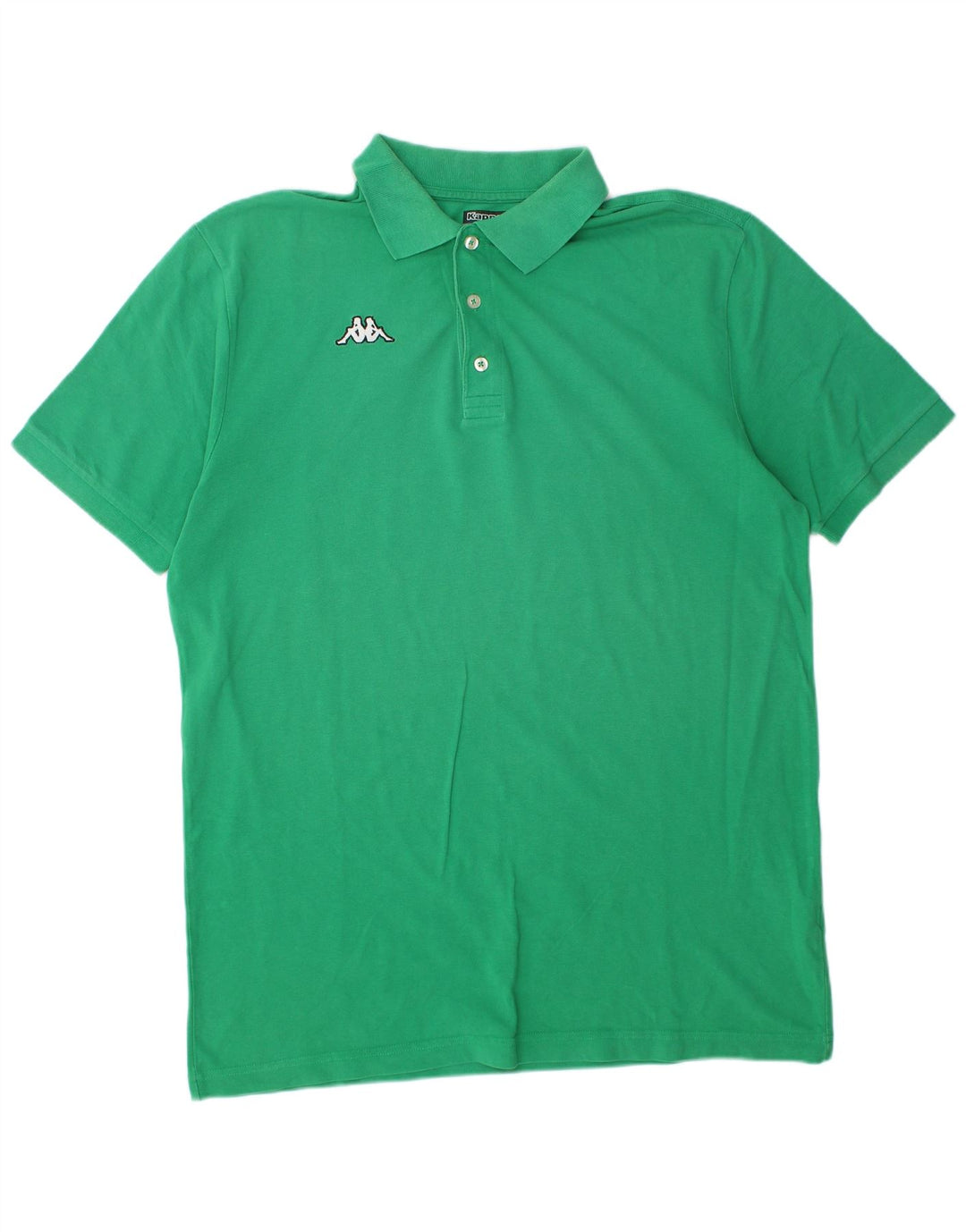 Kappa herre poloshirt 2XL grøn bomuld