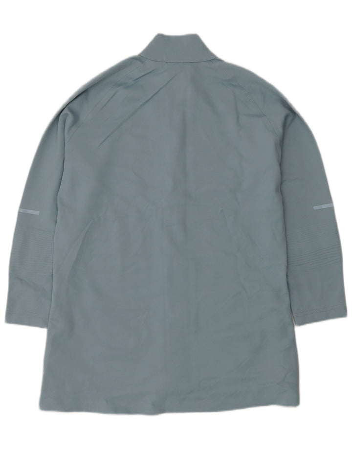 Adidas træningsdragt med 3/4 ærmer til kvinder, topjakke UK 16/18, stor blå polyester