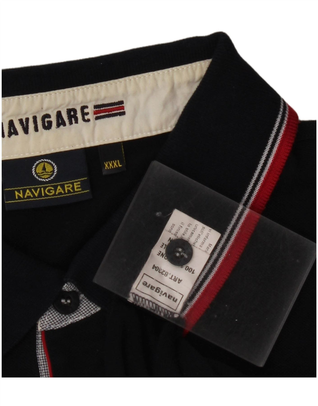 NAVIGARE Polo skjorte til mænd 3XL marineblå bomuld