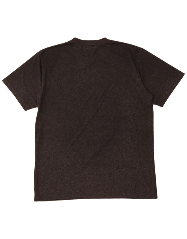 FILA Herre Grafisk T-Shirt Top 2XL Grå Bomuld