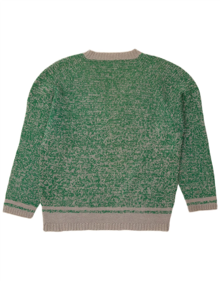 Vintage Dame UK 18 XL Grøn Flecked