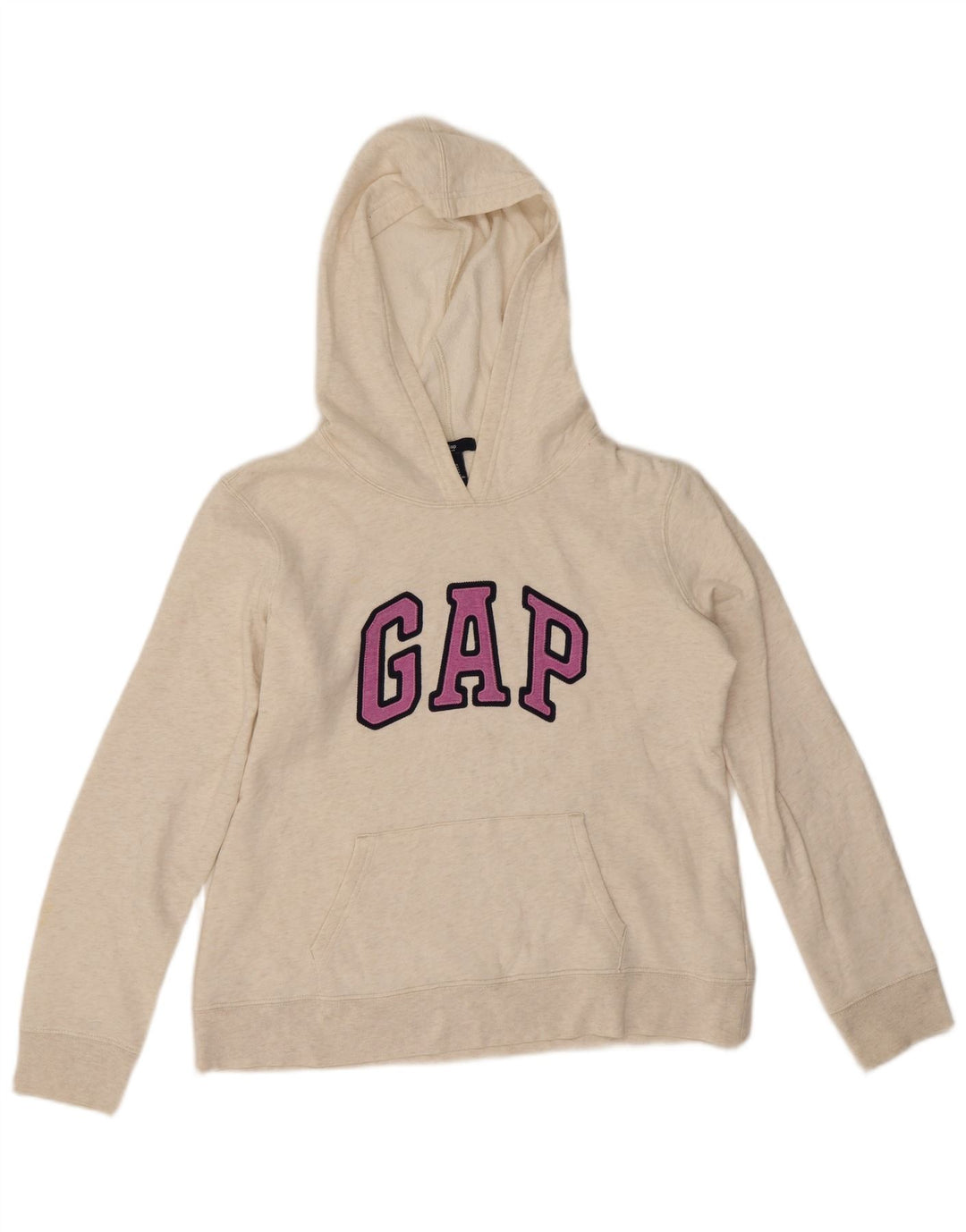 Gap grafisk hættetrøje til kvinder UK 14 Medium White