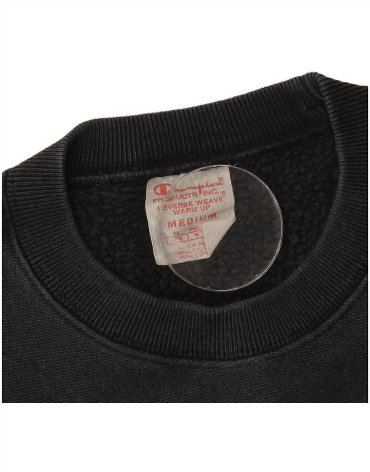 Champion Herre Sweatshirt Jumper Medium Sort Bomuld