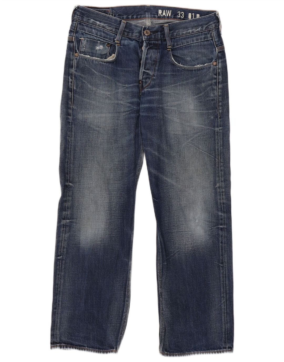 G-STAR Straight Jeans til mænd W32 L28 Blå