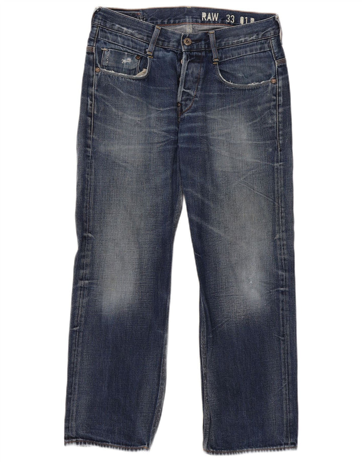 G-STAR Straight Jeans til mænd W32 L28 Blå