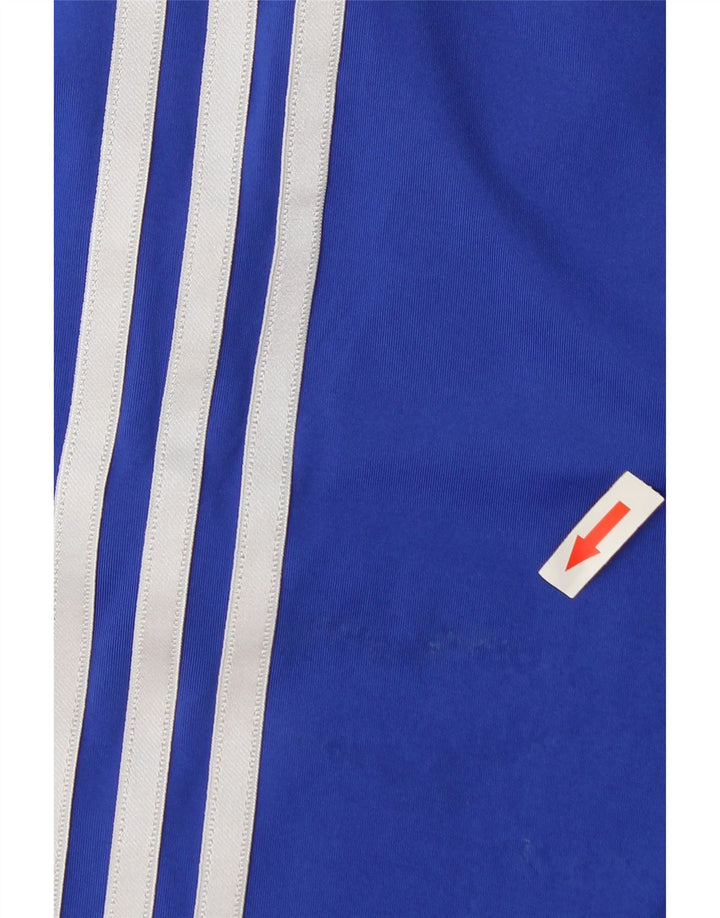 Adidas Dame Climacool Vest Top UK 8 Small Blue Colourblock Nylon