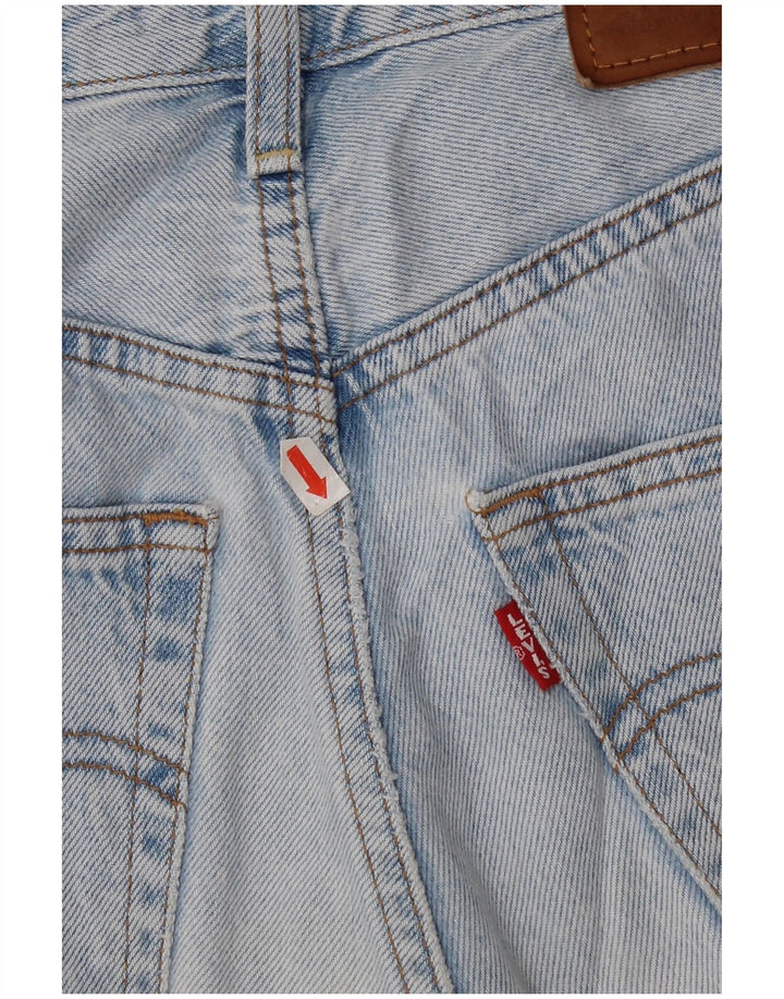 Levi's Dame Ribcage Straight Jeans W25 L29 Blå Bomuld
