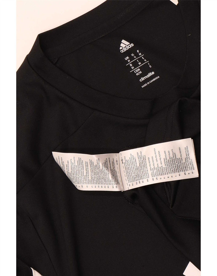 Adidas Herre Climalite Grafisk T-Shirt Top Medium Sort