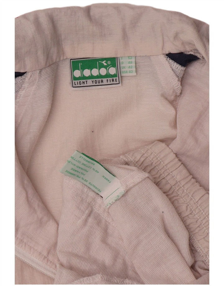 Diadora Træningsdragt til mænd Topjakke UK 42 Stor Pink Colourblock Polyamid