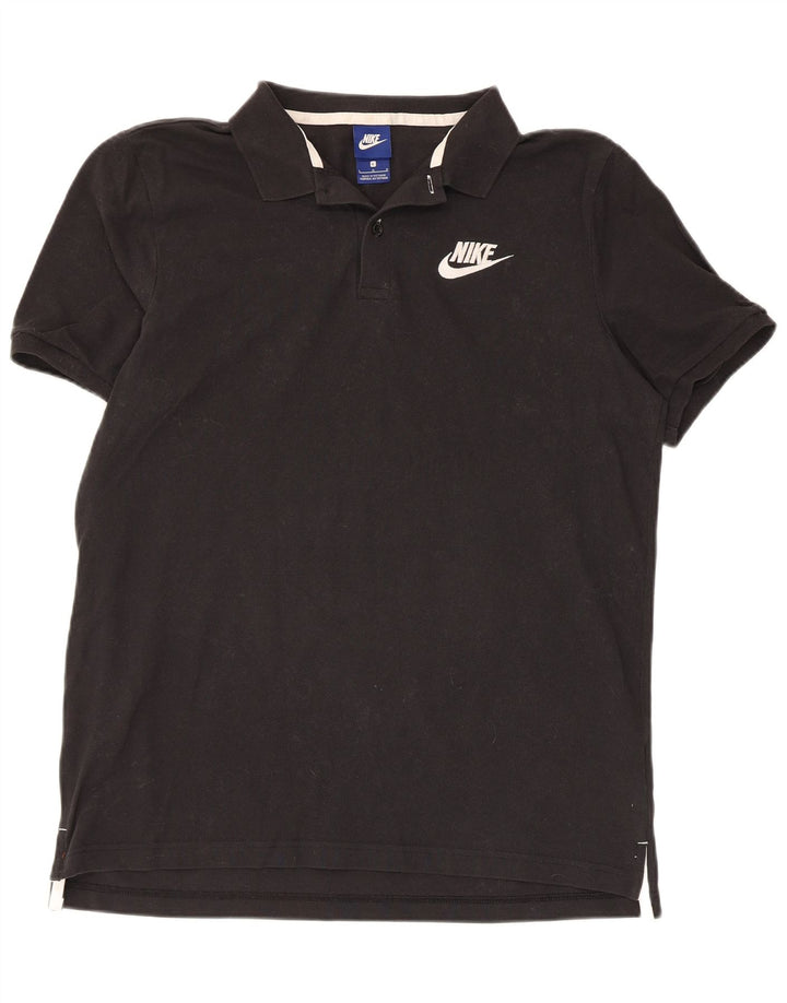 Nike herre poloshirt stor sort bomuld