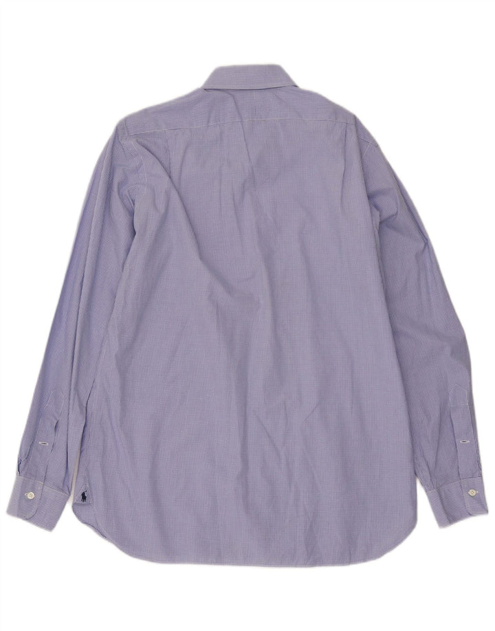 Polo Ralph Lauren Herre Regent skjorte Størrelse 15 1/2 Medium Blue Gingham