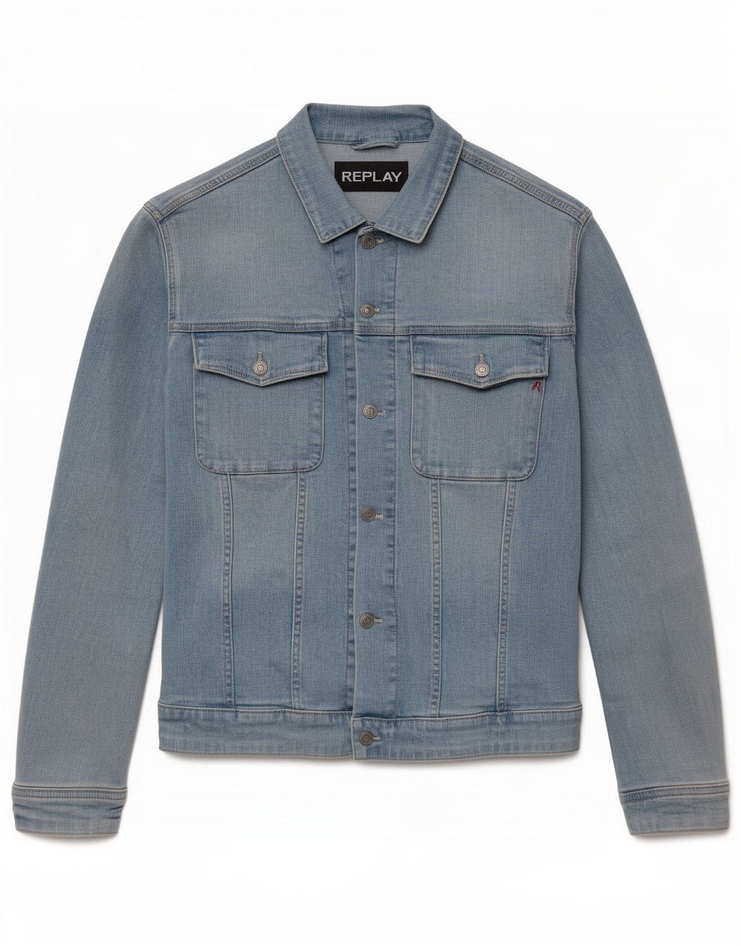 Replay Herre Denim Jacket UK 40 Large Blue Cotton