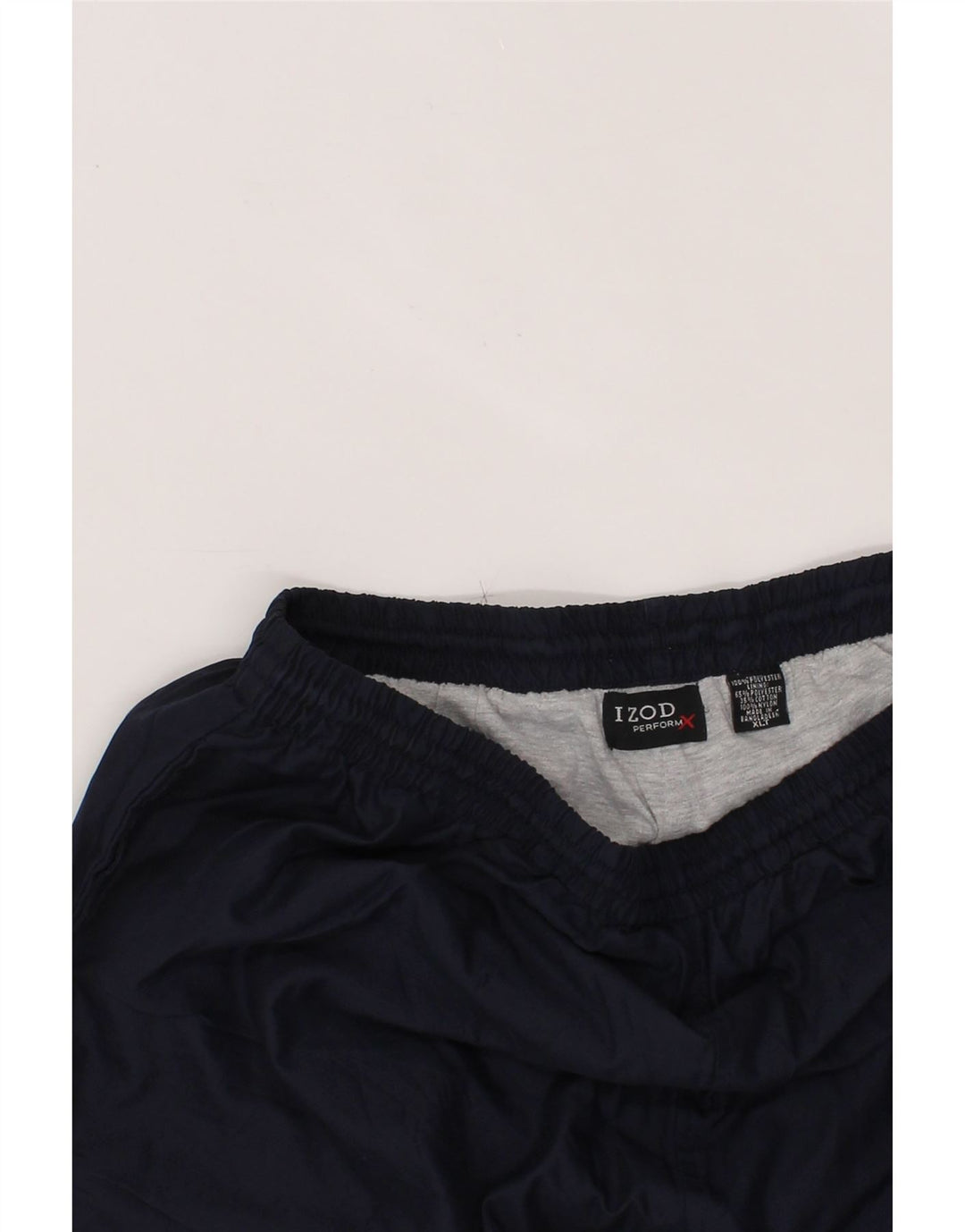 IZOD Mens Tracksuit Trousers Joggers XL  Navy Blue Polyester Vintage Izod and Second-Hand Izod from Messina Hembry 
