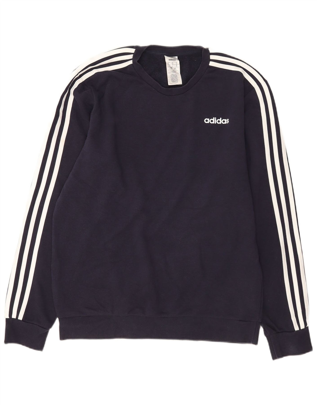 Adidas Sweatshirt til mænd, stor marineblå bomuld