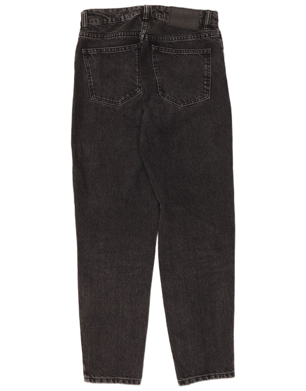 Zara Womens High Rise Tapered Jeans EU 36 XS W26 L27 Grey