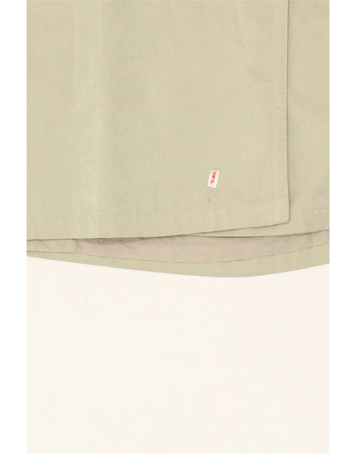 VINTAGE Womens Trench Coat UK 16 Large Beige Polyester Vintage Vintage and Second-Hand Vintage from Messina Hembry 