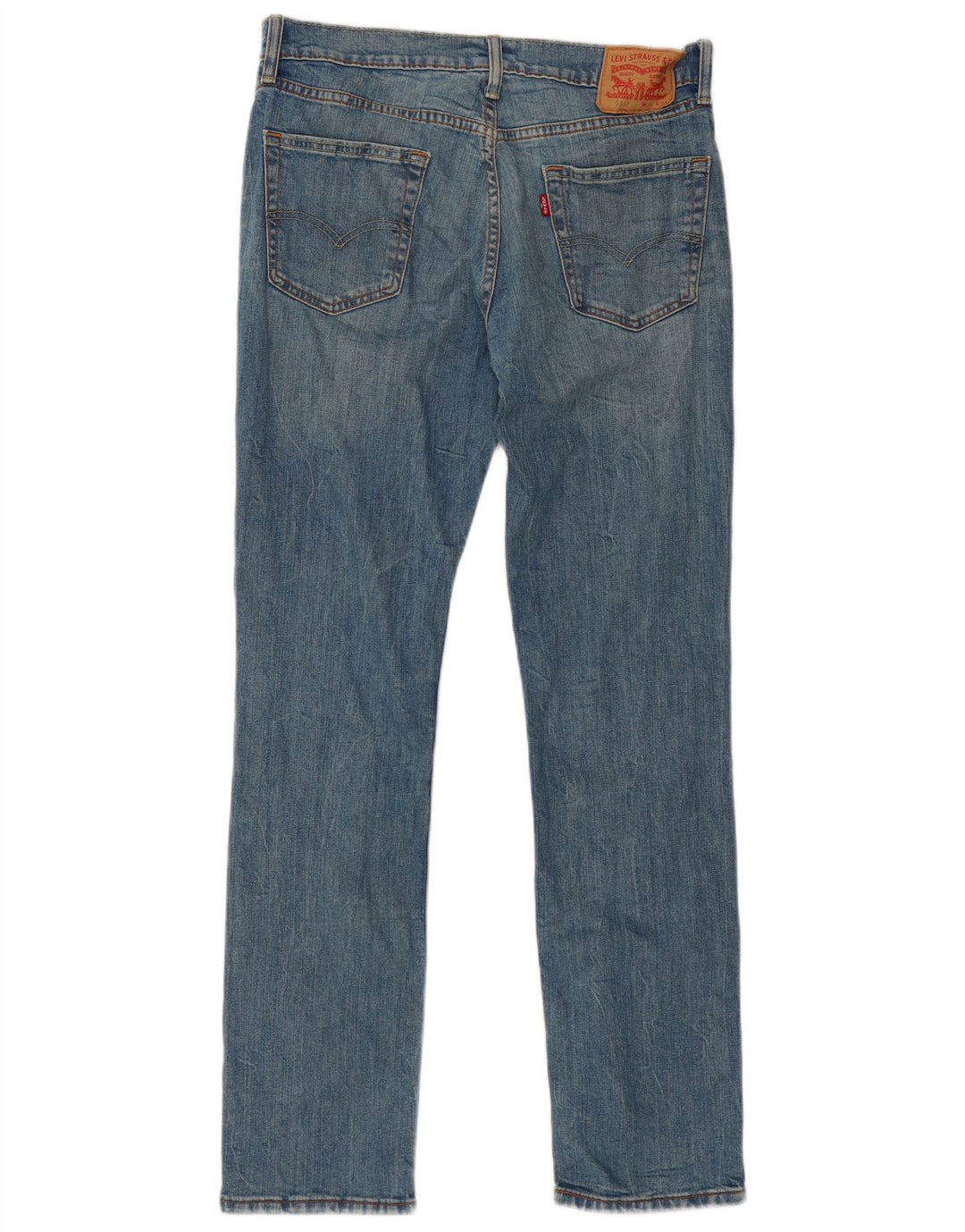 LEVI'S Herre 511 Slim Jeans W34 L34 Blå Bomuld