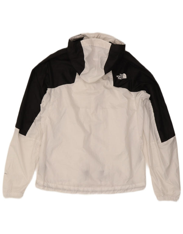 The North Face Regnjakke med hætte til mænd UK 36 Small White Colourblock