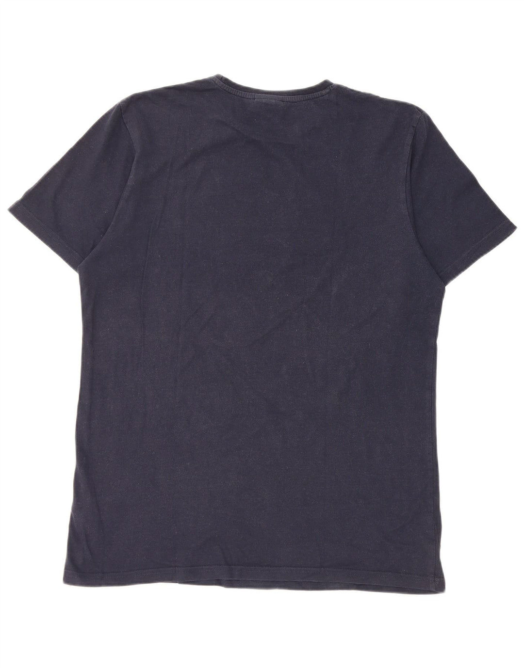 Ellesse Herre Italia Grafisk T-Shirt Top Medium Navyblå Bomuld