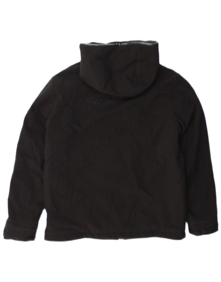 Calvin Klein Jeans Drenge Hættetrøje Vatteret Jakke 13-14 år Sort Polyester