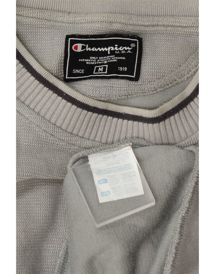 Champion Herre Sweatshirt Jumper Medium Grå Bomuld