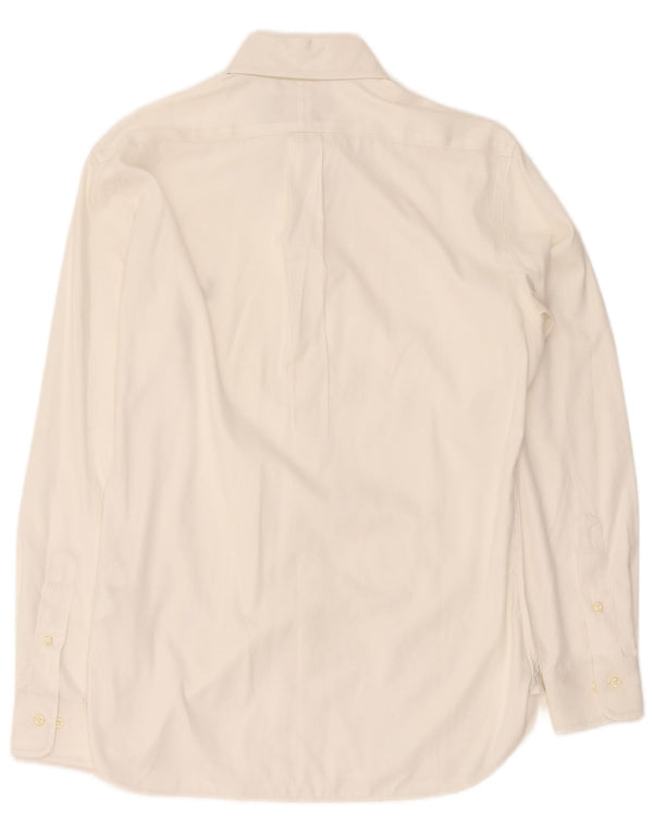Ralph Lauren Easy Care skjorte herre str. 39 15 1/2 Medium hvid bomuld