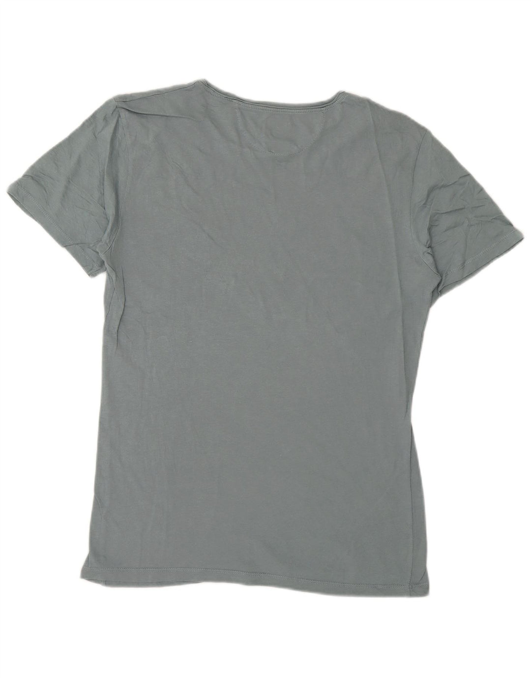 Zara Herre T-Shirt Top Lille Grå