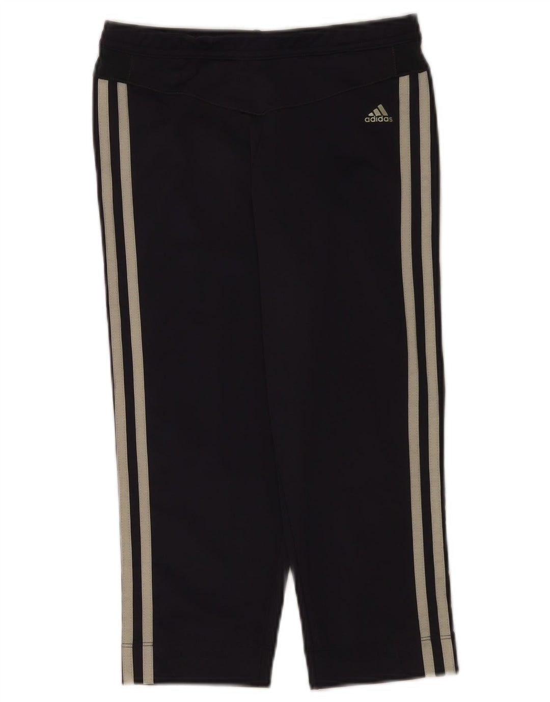 Adidas Dame Climalite Capri Leggings UK 12 Medium W30 Navy Blue