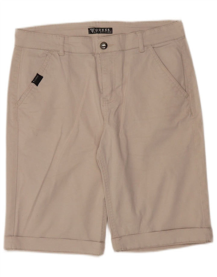 Guess Boys Chino Shorts 15-16 år XL W30 Beige Bomuld