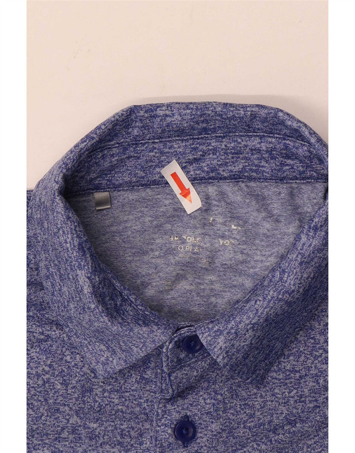 Under Armour Herre Polo Shirt Stor Blå Stribet