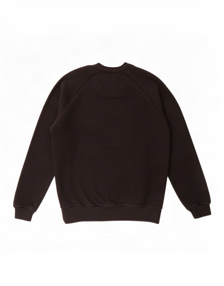 Zara Herre grafisk sweatshirt Jumper Medium Sort Bomuld