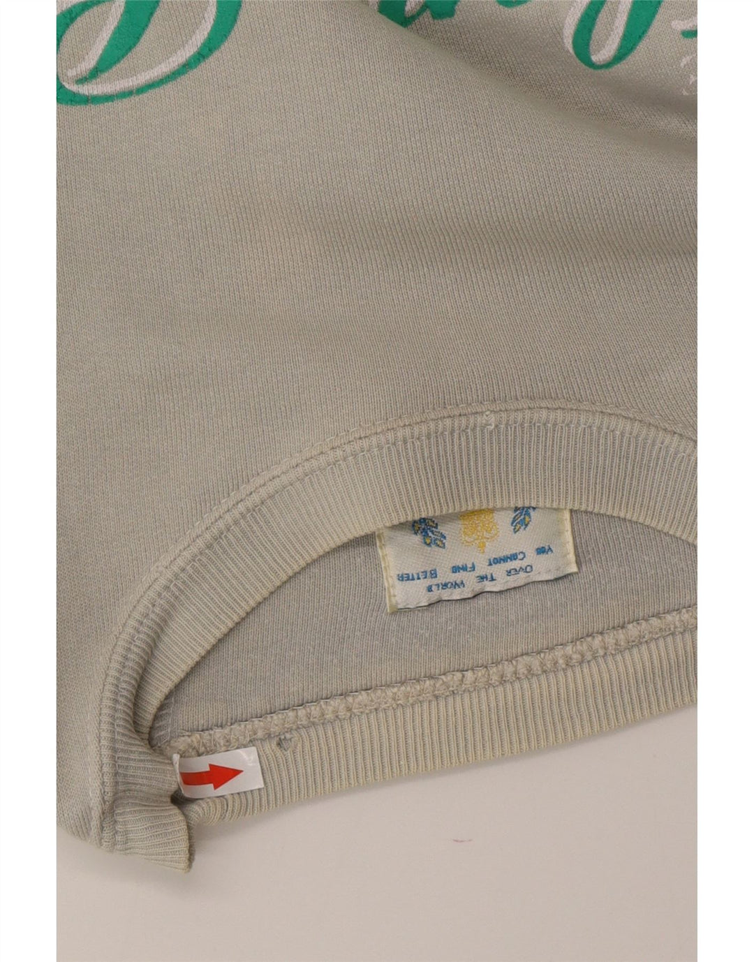 RIFLE Herre Grafisk Sweatshirt Jumper Stor Grå Bomuld