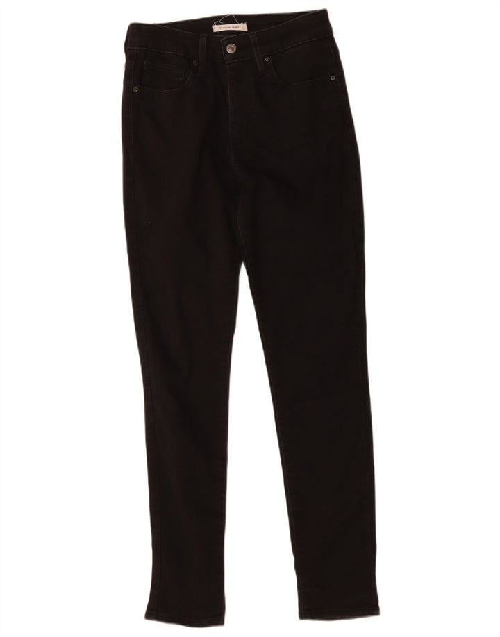 Levi's Dame 721 Skinny Jeans W28 L30, sort bomuld