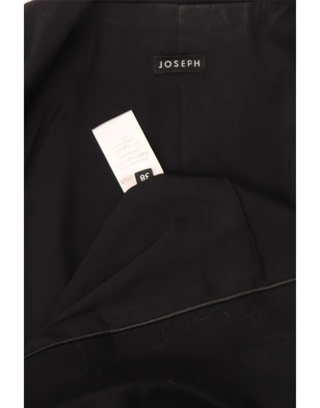 Joseph Dame 1 Knap Blazer Jakke IT 38 XS Sort Virgin Wool
