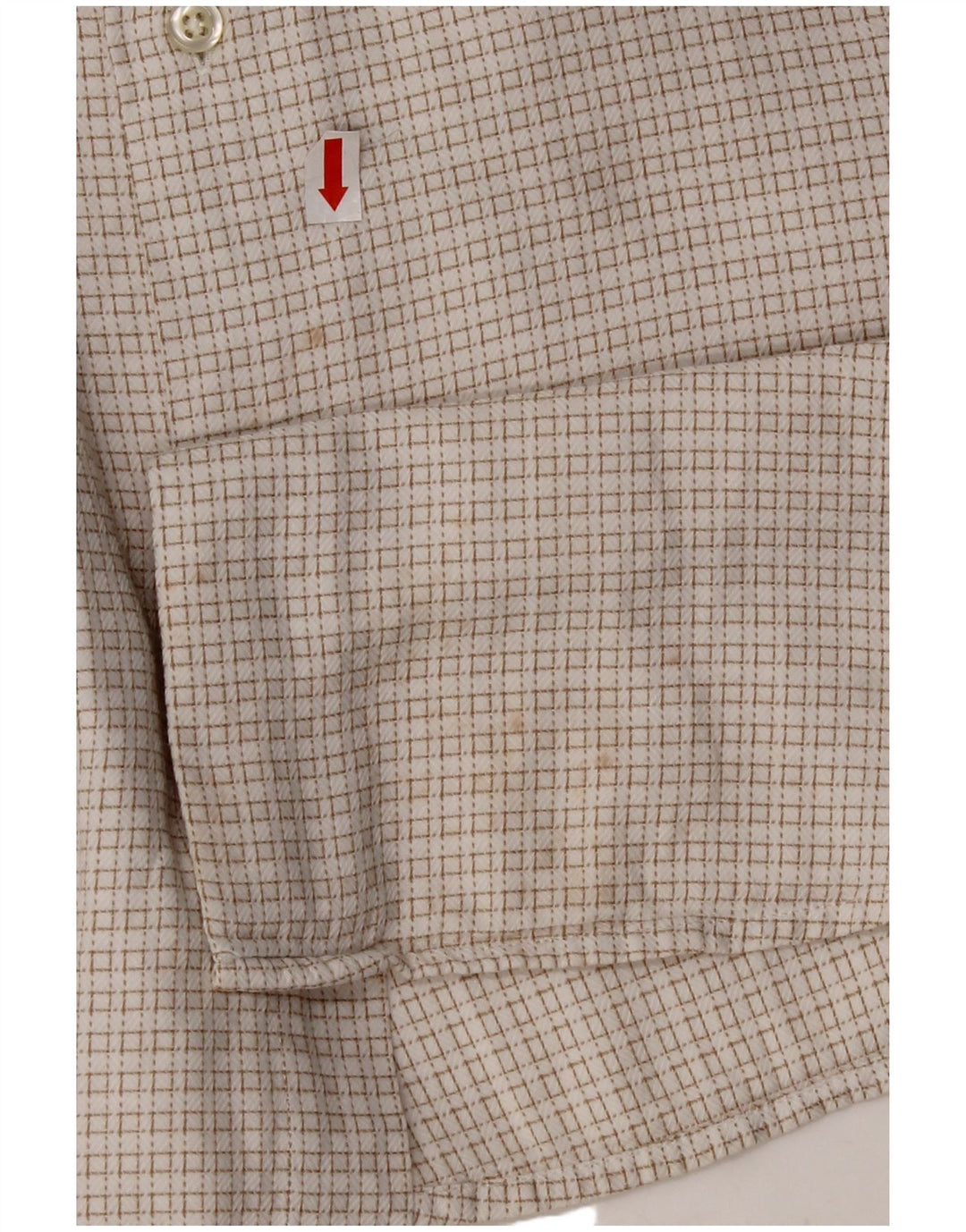 PAL ZILERI Herreskjorte str. 40 15 3/4 Medium Off White Gingham