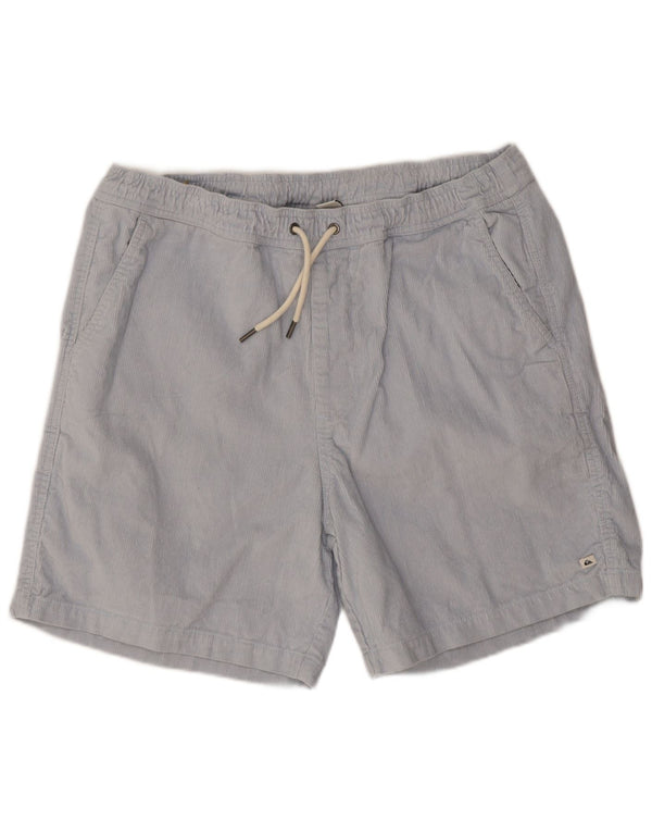 Quiksilver Herre Corduroy Shorts Medium W32 Blå Bomuld