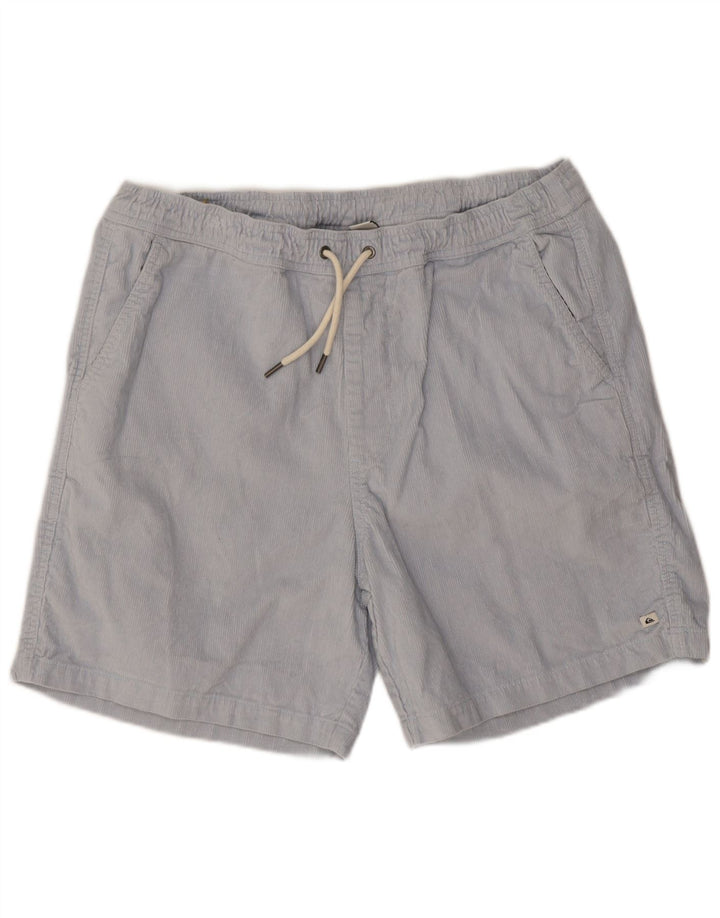 Quiksilver Herre Corduroy Shorts Medium W32 Blå Bomuld