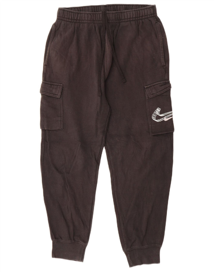 Nike Herre Cargo Træningsdragt Bukser Joggers Medium Sort Bomuld