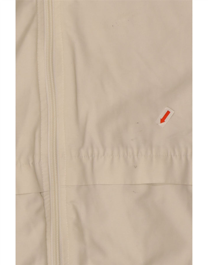 Nike vindjakke til kvinder UK 4/6 XS hvid bomuld