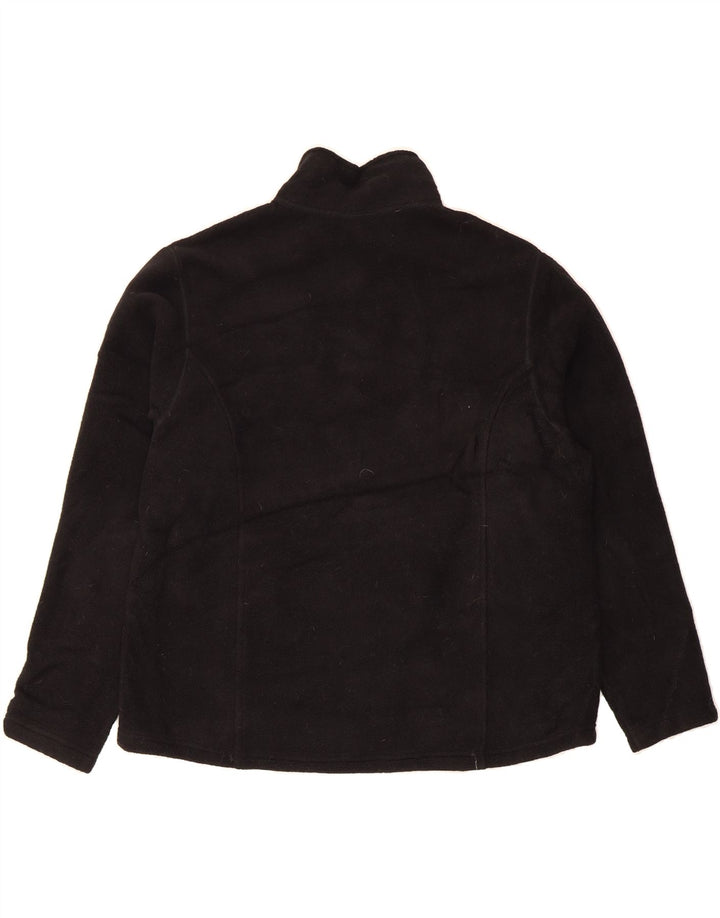 L.L.BEAN Womens Fleece Jacket UK 18 XL Black Polyester Vintage L.L.Bean and Second-Hand L.L.Bean from Messina Hembry 