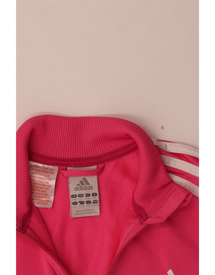 Adidas træningsjakke til piger 9-10 år Pink Colourblock Polyester