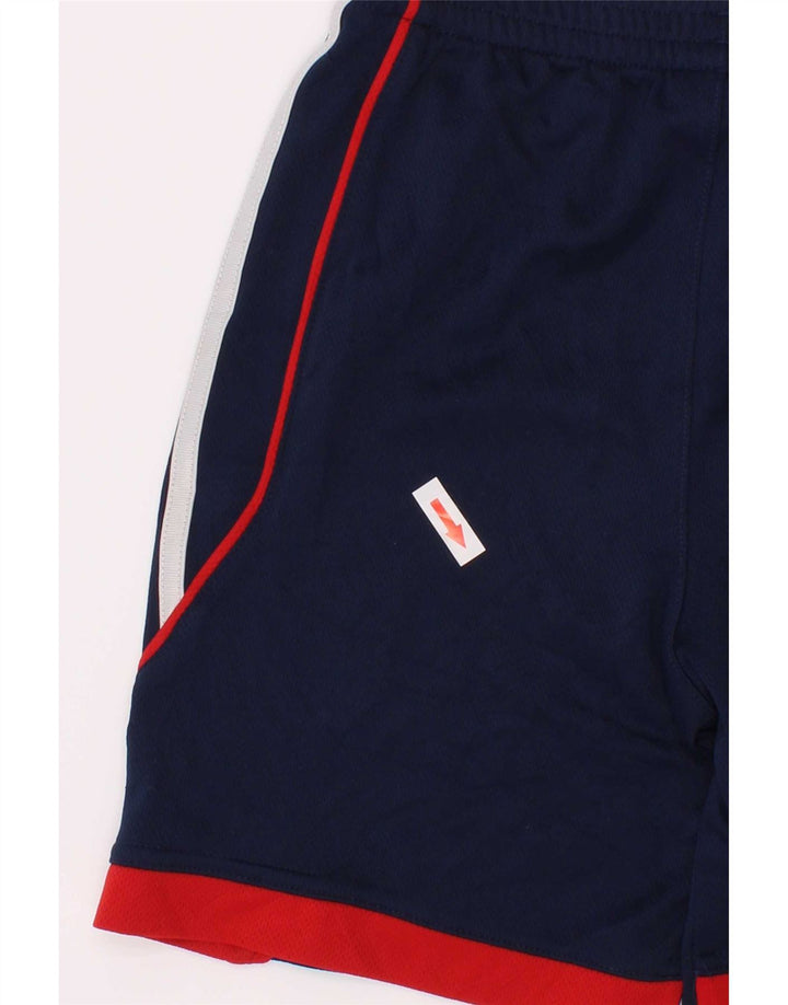 Adidas Boys Sports Shorts 5-6 år Navy Blue Colourblock Polyester