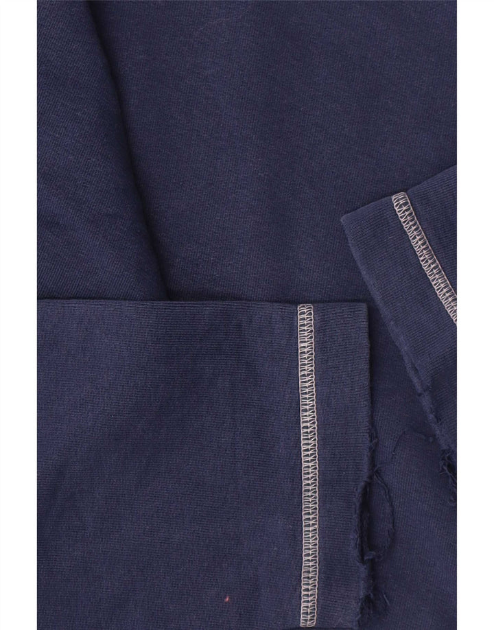 Levi's Herre Top Langærmet Medium Navy Blue Colourblock Bomuld