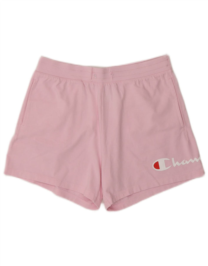 Champion kvinders grafiske sportsshorts UK 12 Medium Pink