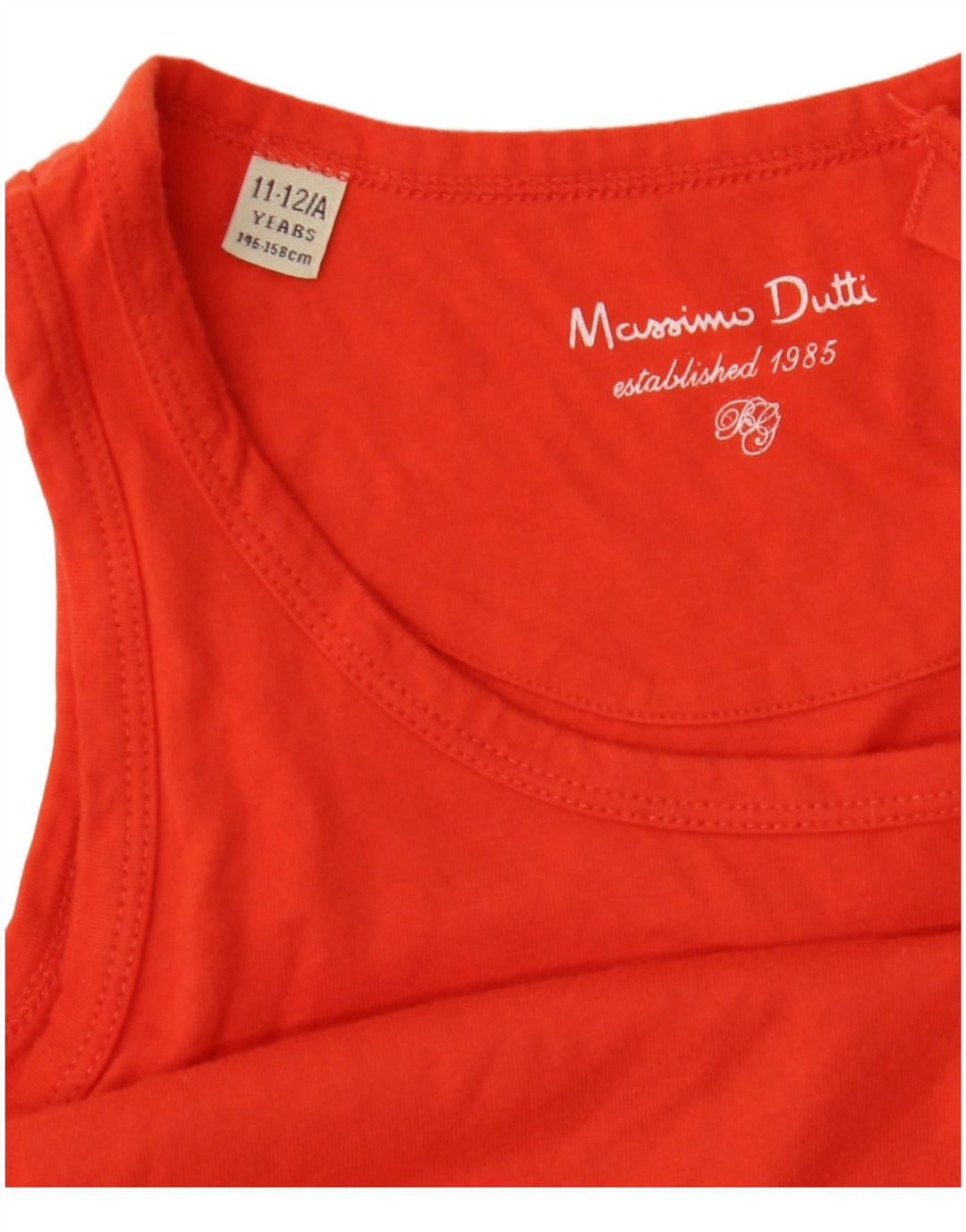Massimo Dutti Pigevest Top 11-12 År Orange