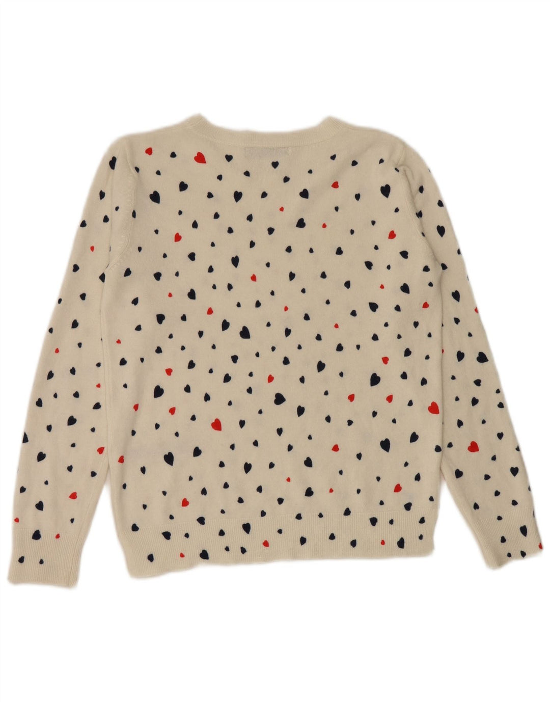 Marks & Spencer Dame Boat Neck Jumper Sweater UK 12 Medium White