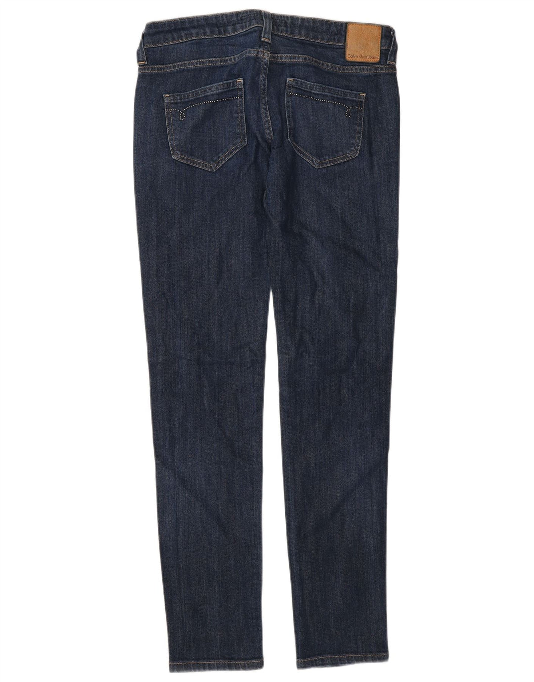 Calvin Klein Dame Skinny Jeans W27 L32 Marineblå Bomuld