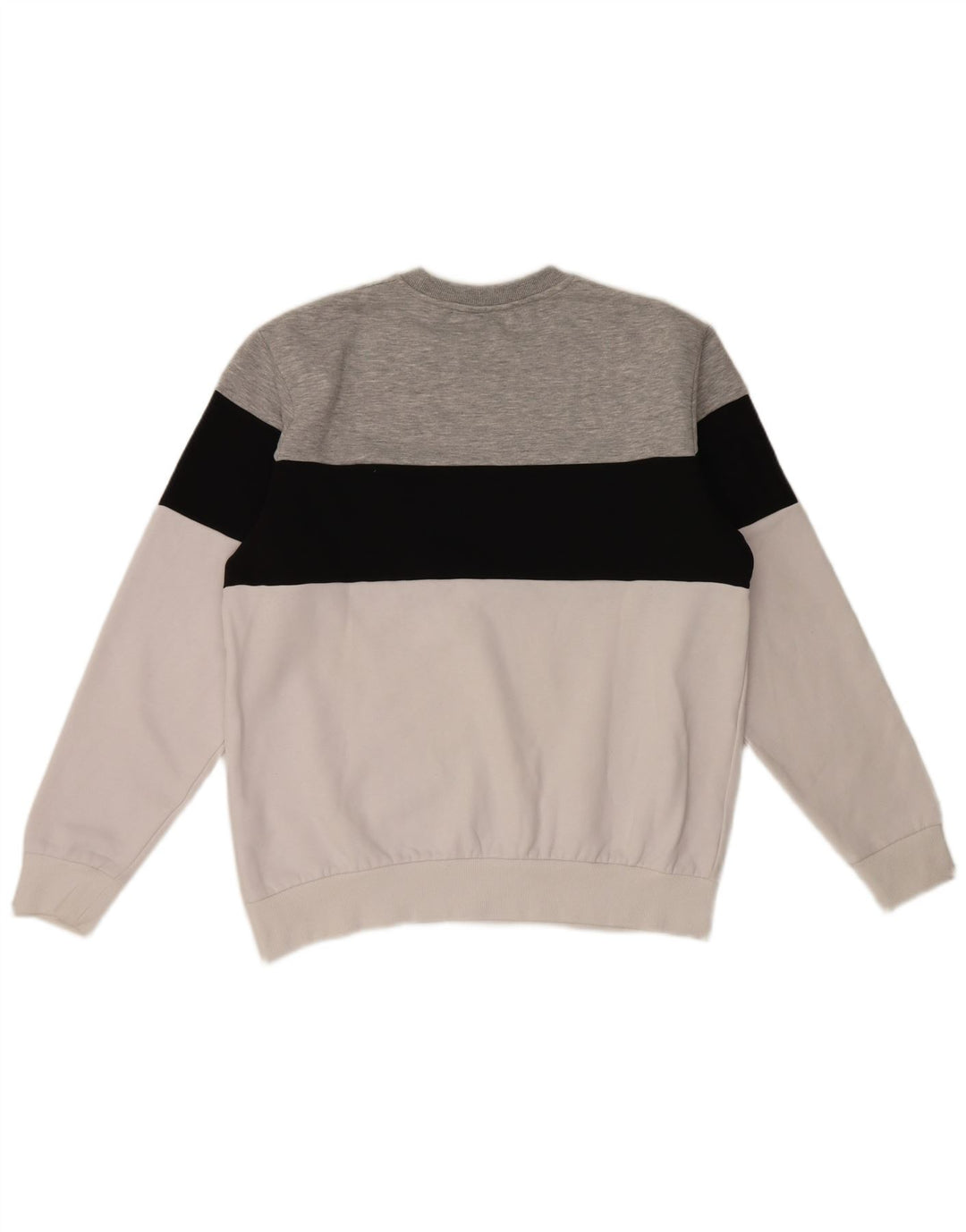Fila Herre grafisk sweatshirt Jumper Stor flerfarvet Colourblock Bomuld